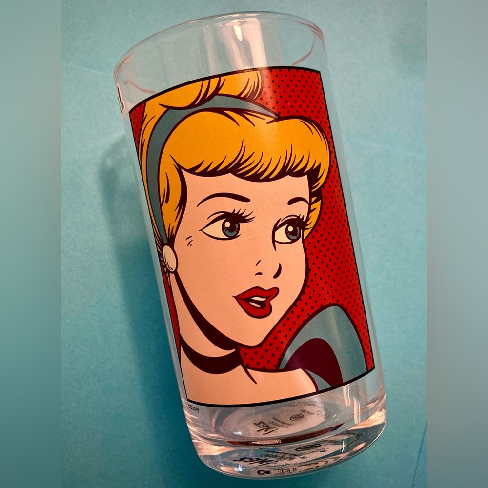 Cinderella Retro Pop Art Glass Tumbler by Zak!